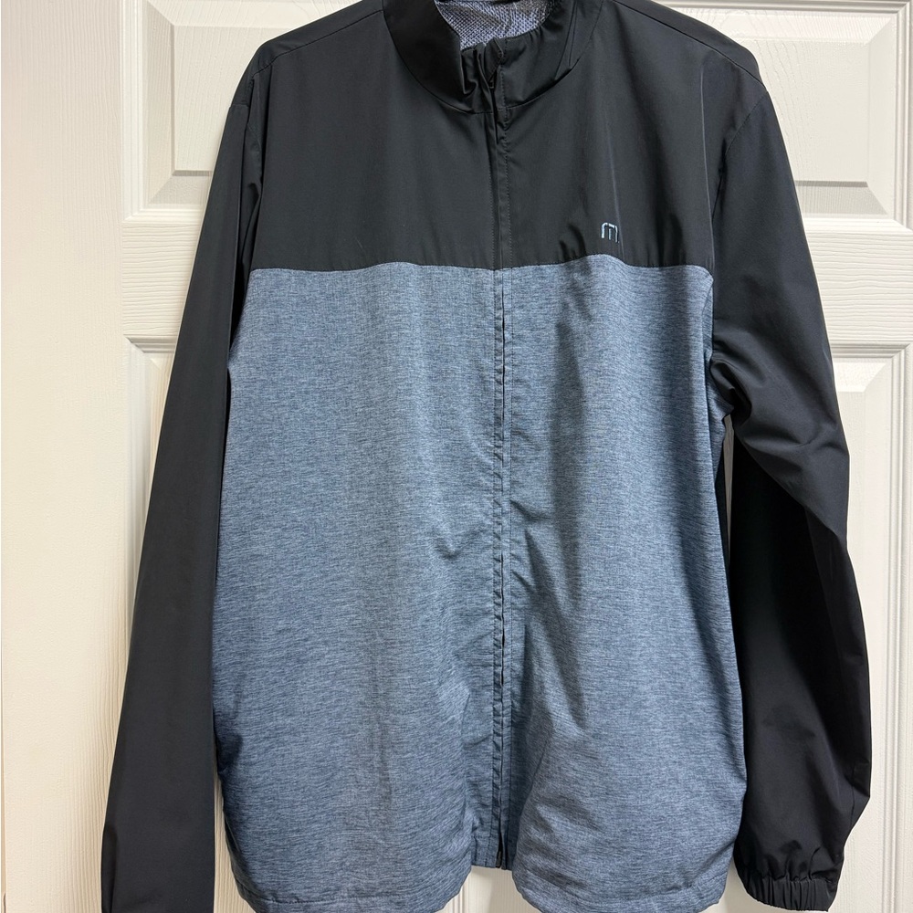 Travis Mathew Dark Blue and Gray Windbreaker XL
